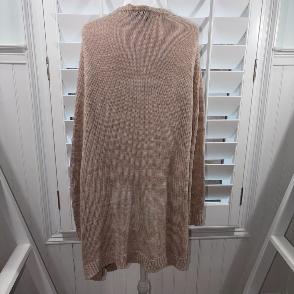 Torrid Beige Open-Front Cardigan - Picture 6 of 10